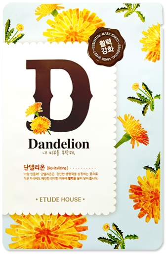 ETUDE HOUSE Dandelion Mask Sheet 10pieces