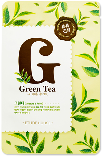 ETUDE HOUSE Green Tea Mask 10pieces