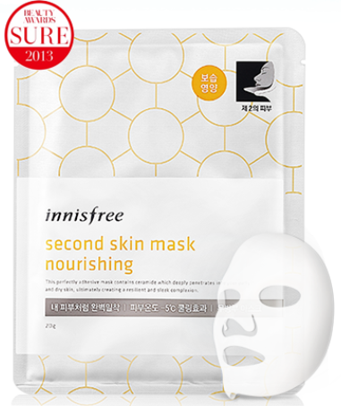 INNISFREE Second Skin Mask_Nourishing 10pieces