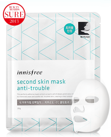 INNISFREE Second Skin Mask_Anti Trouble 10pieces