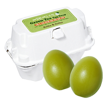 HOLIKA HOLIKA Egg Skin Soap 50G -Green Tea  *2pcs